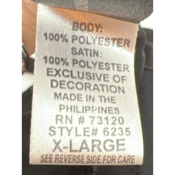 Fredericks Of Hollywood X-Large Black & Red Satin Bra With Bow - Picture 5 of 5